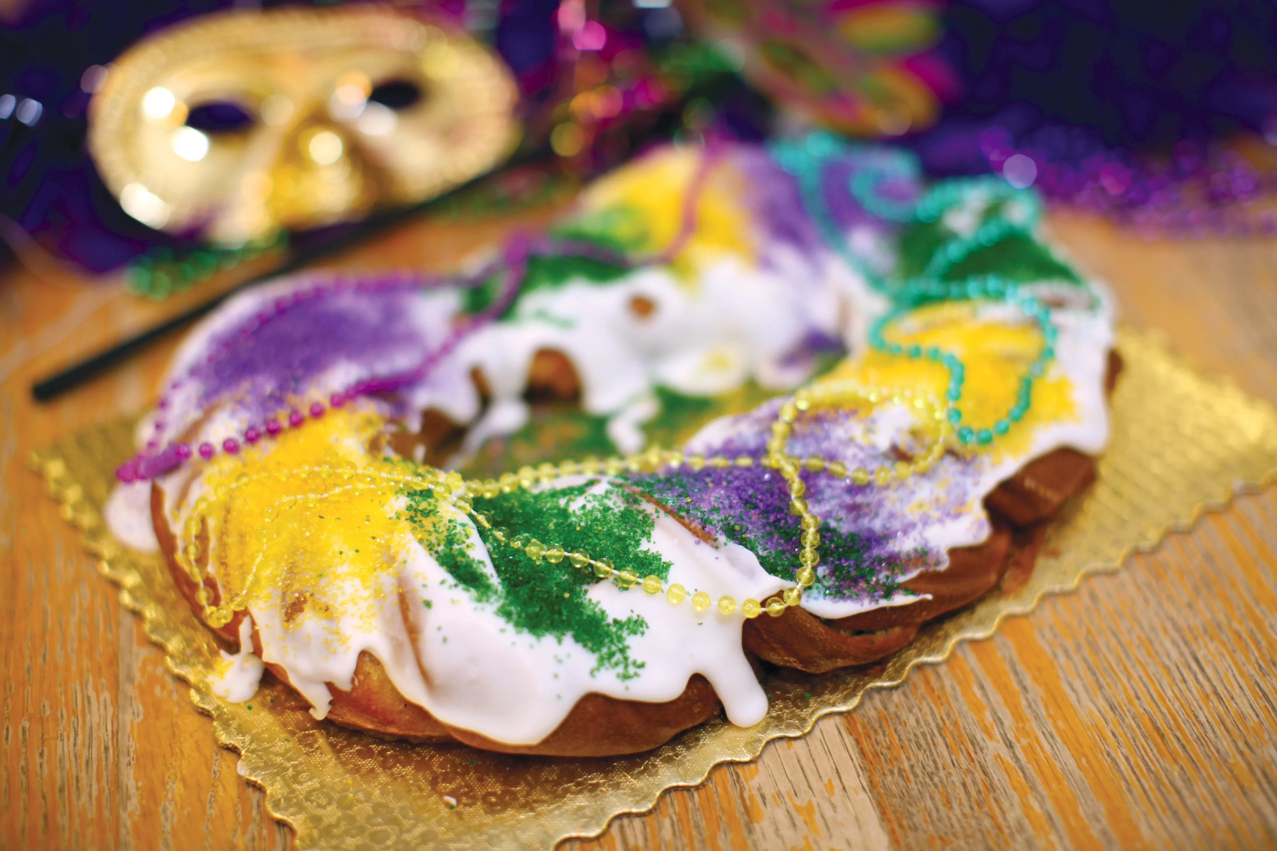 Traditional King Cakes - Case of 10  (Icing on the Side) - Image 3