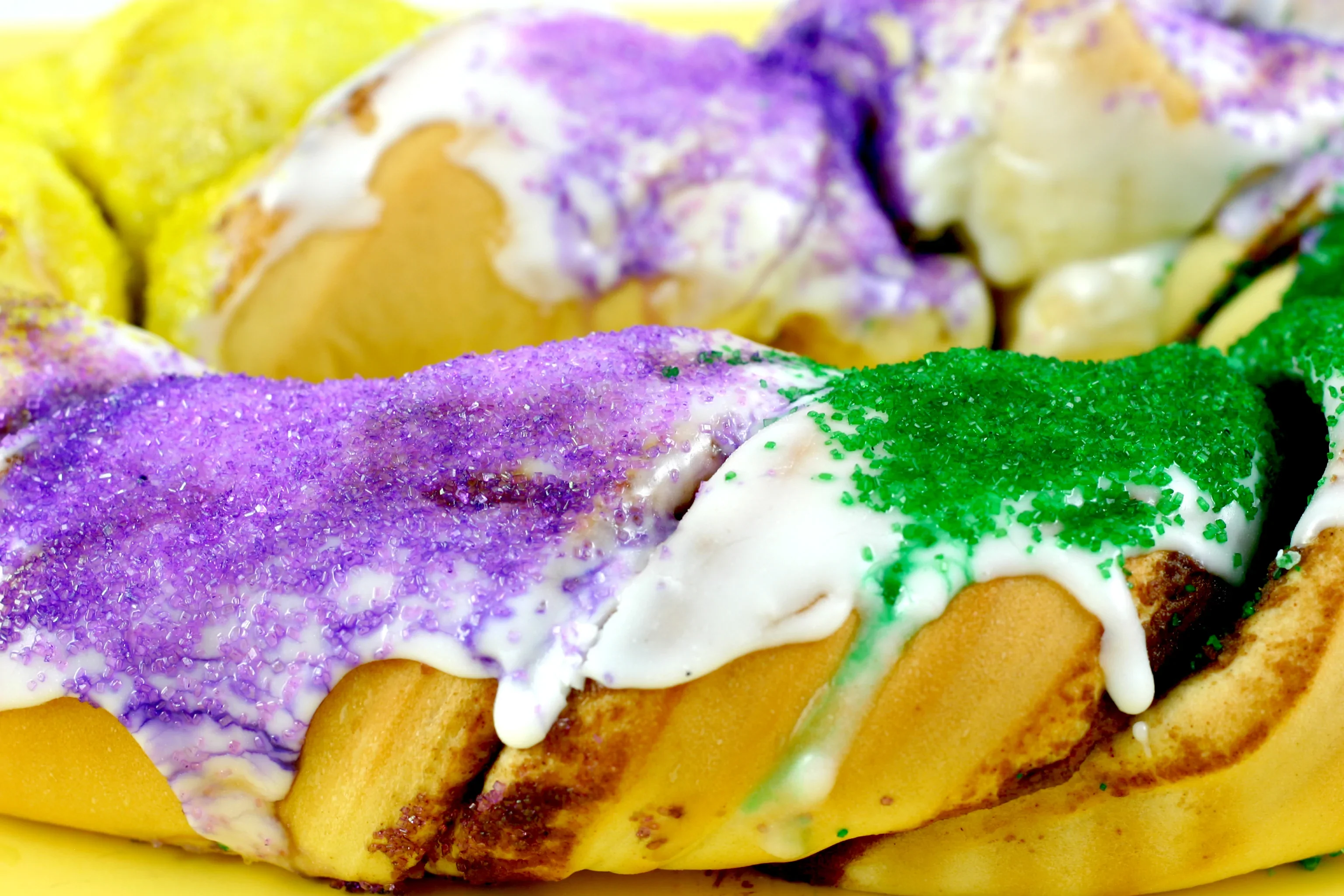 Traditional King Cakes - Case of 10  (Icing on the Side) - Image 4