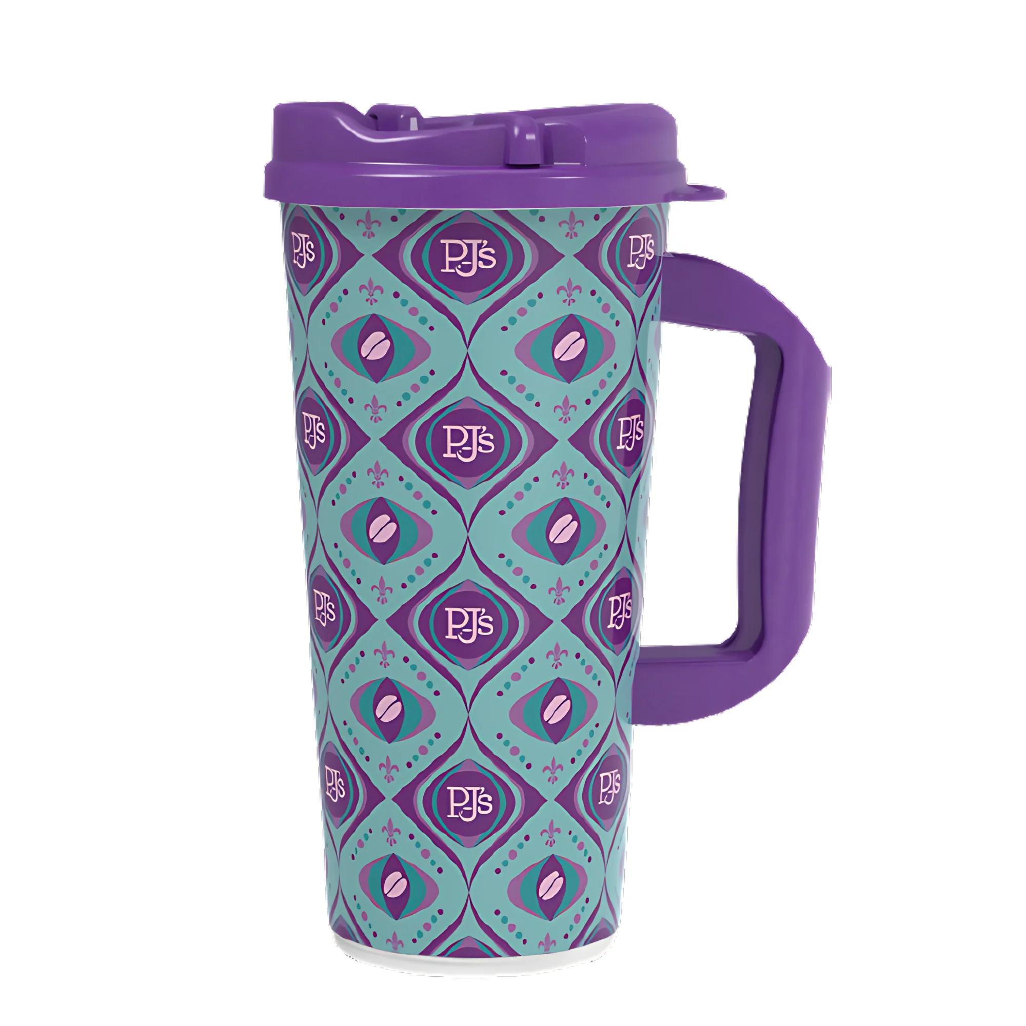 PJ's 24 oz Plastic Handle Mug - Double Walled